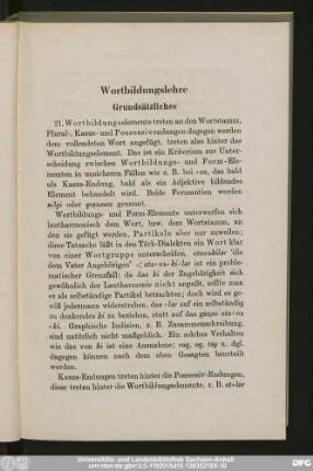 Wortbildungslehre