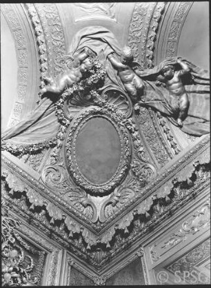 Berlin, Schloss Berlin, Drap d´or Kammer, Schlüter, Ecke der Deckekehlung, R.: 796.