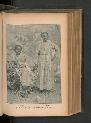 Aloysto Adama. Latewi. Die beiden Negerknaben aus Togo