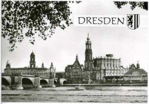 Dresden. Blick vom Neustädter Ufer