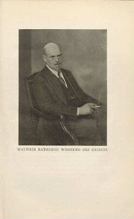 Walther Rathenau während des Krieges
