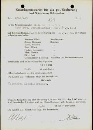 Roth, Susanne