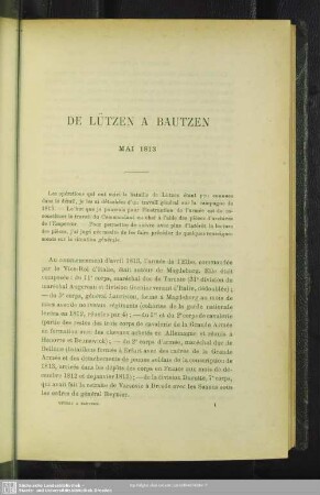 De Lützen a Bautzen
