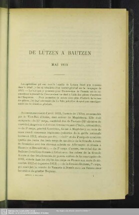 De Lützen a Bautzen