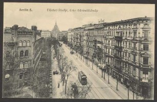 Ansichtskarte Blücherstraße, Ecke Baerwaldstraße [1/2]