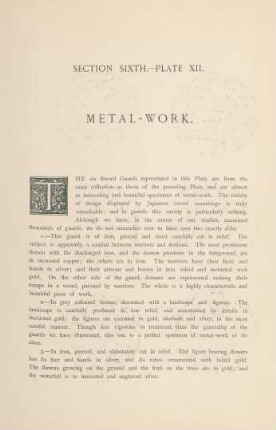 Plate XII. Metal-work