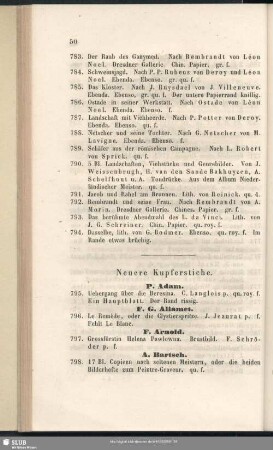 Neuere Kupferstiche