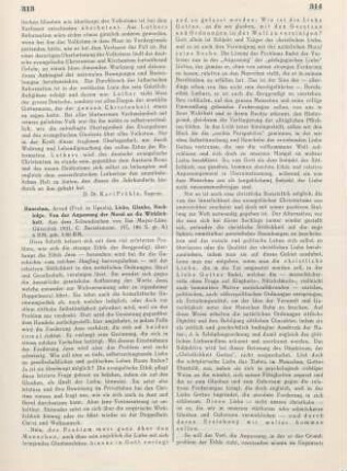 313-317 [Rezension] Runestam, Arvid, Liebe, Glaube, Nachfolge