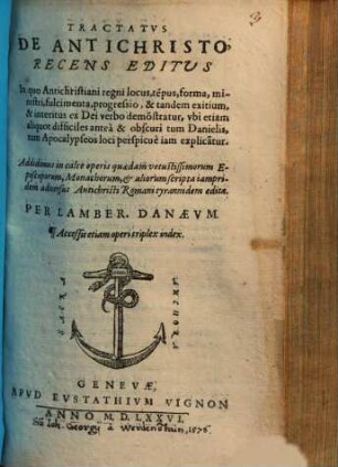 Tractatus de Antichristo