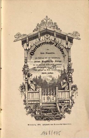 Oberbayerische Lieder mit ihren Singweisen