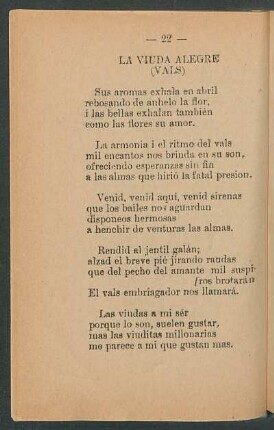 La Viuda alegre : (Vals)