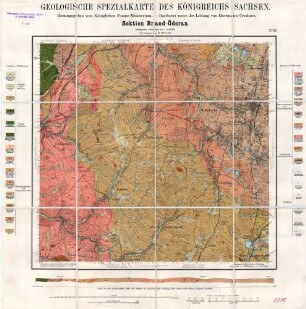 [5145] Brand-Öderan, Geologische Spezialkarte des Königreichs Sachsen