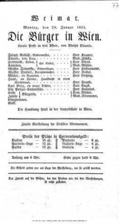 Die Bürger in Wien