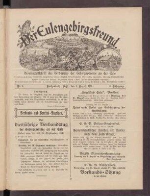 1911, Nr. 8 (01. August)
