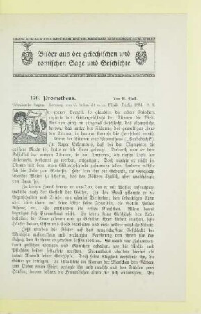 Bilder aus der griechischen und römischen Sage und Geschichte
