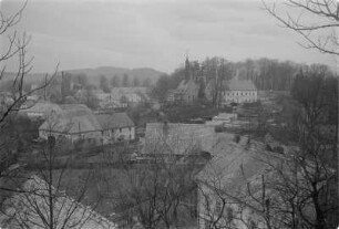 Prietitzer Schanze. Abschnittswall. : Protečanske hrodźišćo.