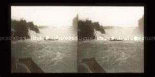 Boote am Rheinfall, Schaffhausen