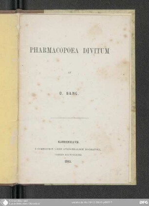 Pharmacopoea Divitum