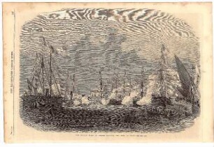 The Italian Fleet at Venice Saltuting The King of Italy