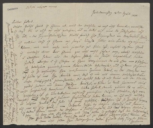 Brief an Jacob Grimm : 12.04.1838-03.05.1839