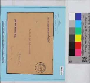 Dienstbrief, Schiffsname/Landeinheit: Stab Marine Flak-Abteilung 272, Feldpostnr. 32778; Frankatur, Mi.-Nr.: [Keine]; Poststempel: Varel (Oldg) b 23.11.39.-19; Nebenstempel: Frei durch Ablösung Reich