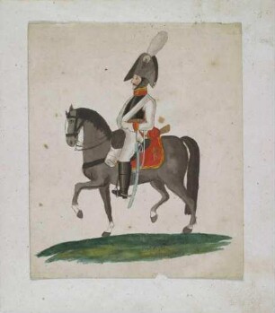 Reiter der sächsischen Leib-Kürassier-Garde, um 1809