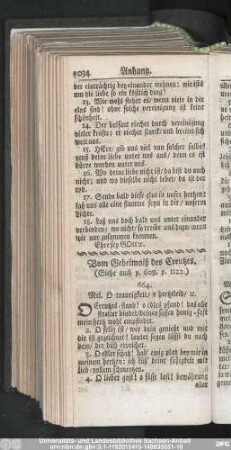 Vom Geheimniß des Creutzes.
