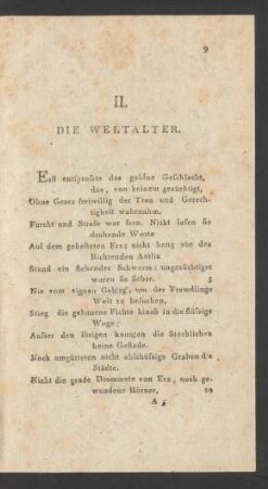 II. Die Weltalter
