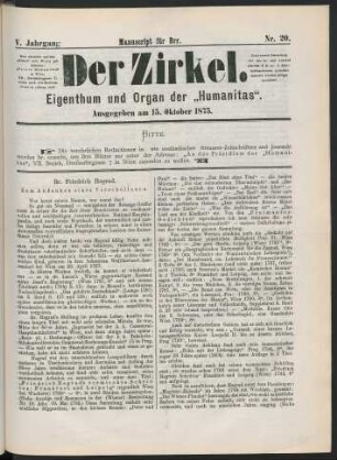 Nr. 20. Ausgegeben am 15.Oktober 1875.