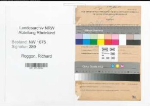 Entnazifizierung Richard Roggon , geb. 17.01.1895 (Polizist)