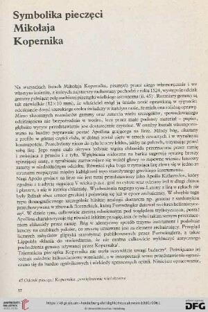 Symbolika pieczęci Mikołaja Kopernika