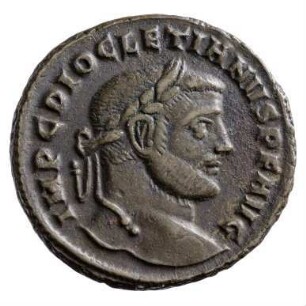 Münze, Follis, 299 n. Chr.