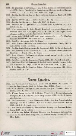 Neuere Sprachen (Nr. 3697 - 3725)
