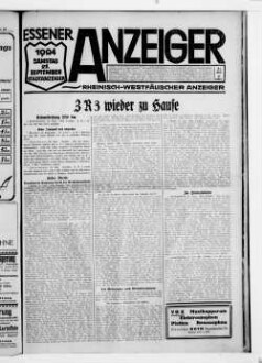 Essener Anzeiger. 1919-1940