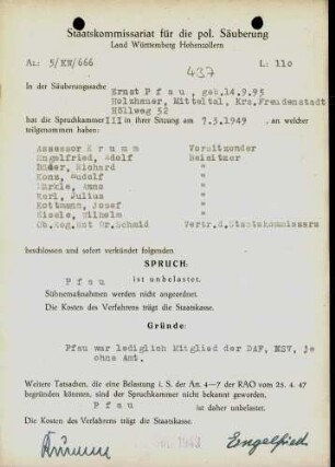 Pfau, Ernst