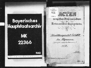 Eichstätt. Lehrerbildungsanstalt. Im allgemeinen.