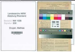 Entnazifizierung Mathias Druyen , geb. 22.01.1908 (Kaufm.Angestellter)