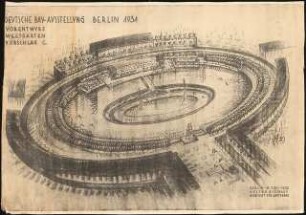 Gartenanlage Bauausstellung 1931, Berlin: Perspektivische Ansicht