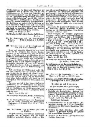 Staatliche Ferienkurse an der Georgia Augusta, Göttingen : [Amtlicher Teil]