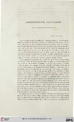 5: Correspondance particulière de la Gazette des Beaux-Arts