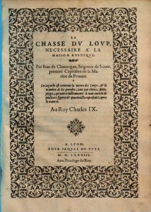 La chasse du Loup
