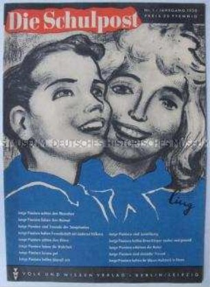 Kinderzeitschrift "Die Schulpost" u.a. über die Gründung der DDR