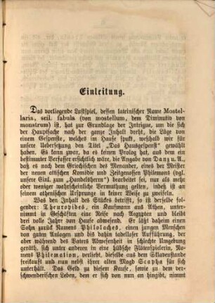 Lustspiele, 4. Das Hausgespenst