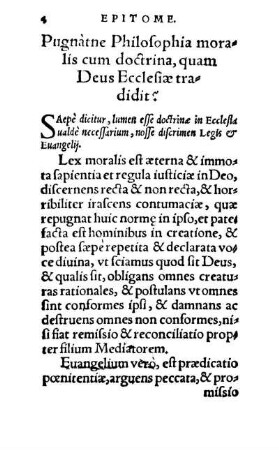 Pugnatne Philosophia moralis cum doctrina, quam Deus Ecclesiæ tradidit