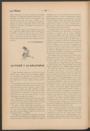 La mujer y la diplomacia