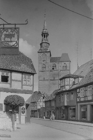 Tangermünde. Blick zur St. Stephanskirche