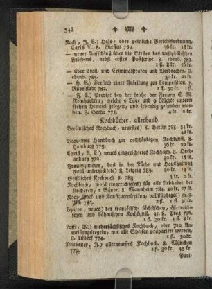 Kochbücher, allerhand.