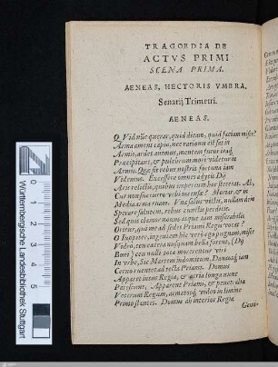 Actus primus