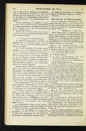 Lehrervereine und Besoldungsgesetz