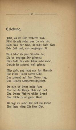 Erlösung.
